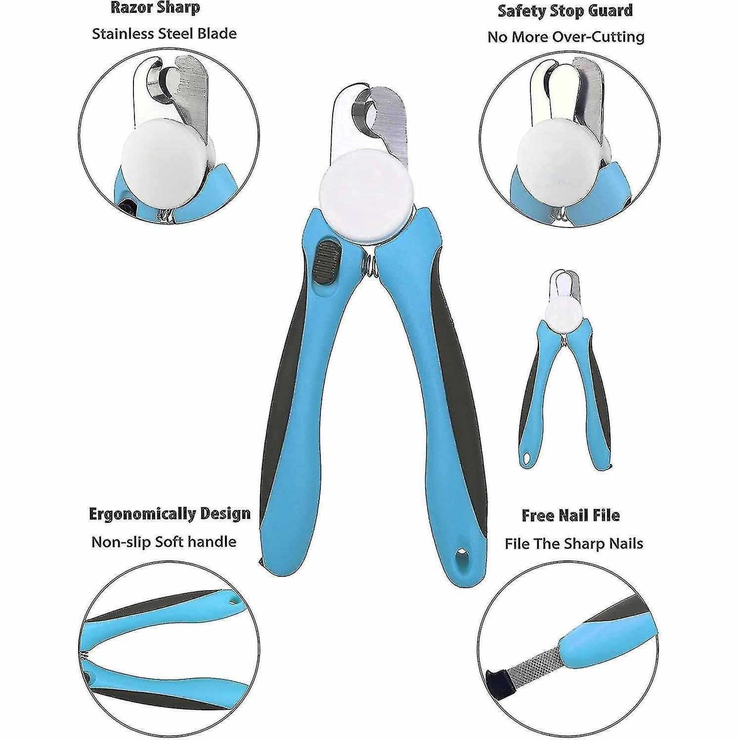 Pet Nail Clippers Stainless Steel Blades